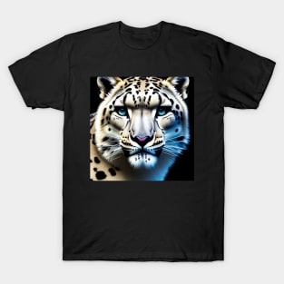 Snow Leopard - AI-Generated T-Shirt